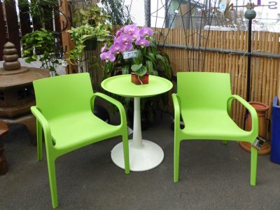 Green-outdoor-chairs